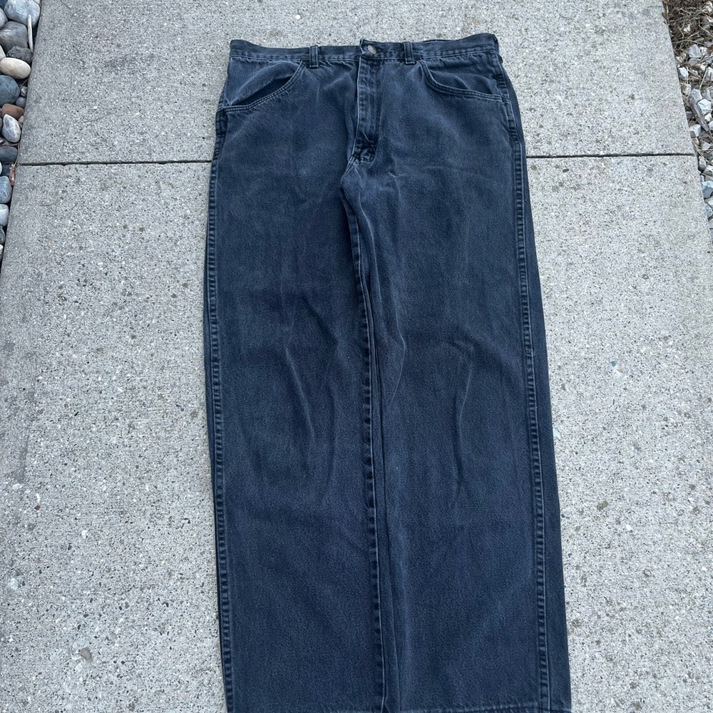 Black Straight Leg Jeans